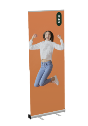 Porte-bannière rétractable one.R1/R2
